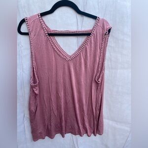 Lane Bryant Pink Tank Top